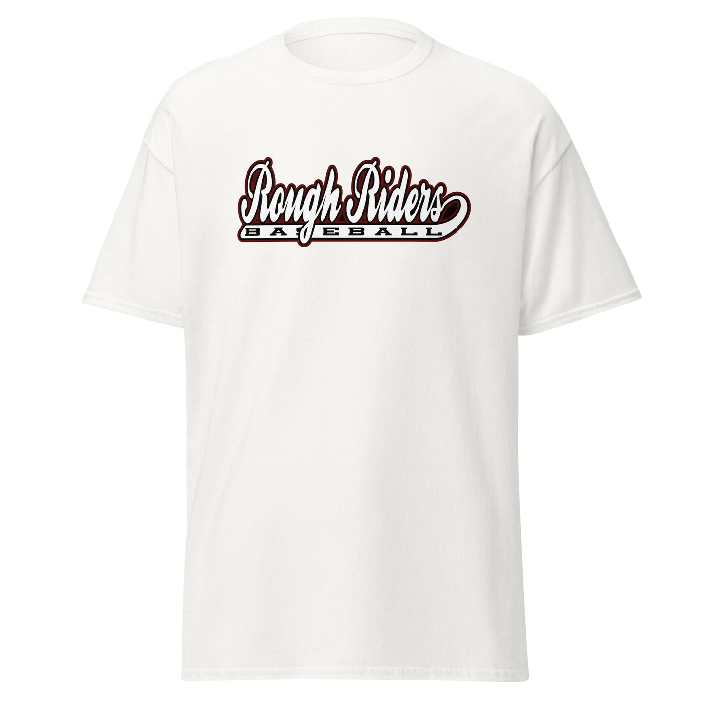 Classic | T-Shirt | Rough Riders | Baseball Script Logo