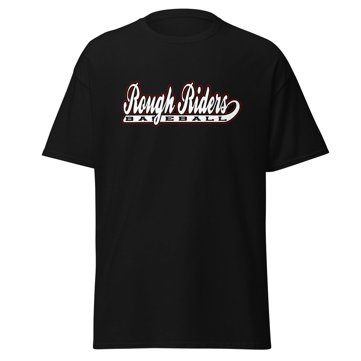 Classic | T-Shirt | Rough Riders | Baseball Script Logo
