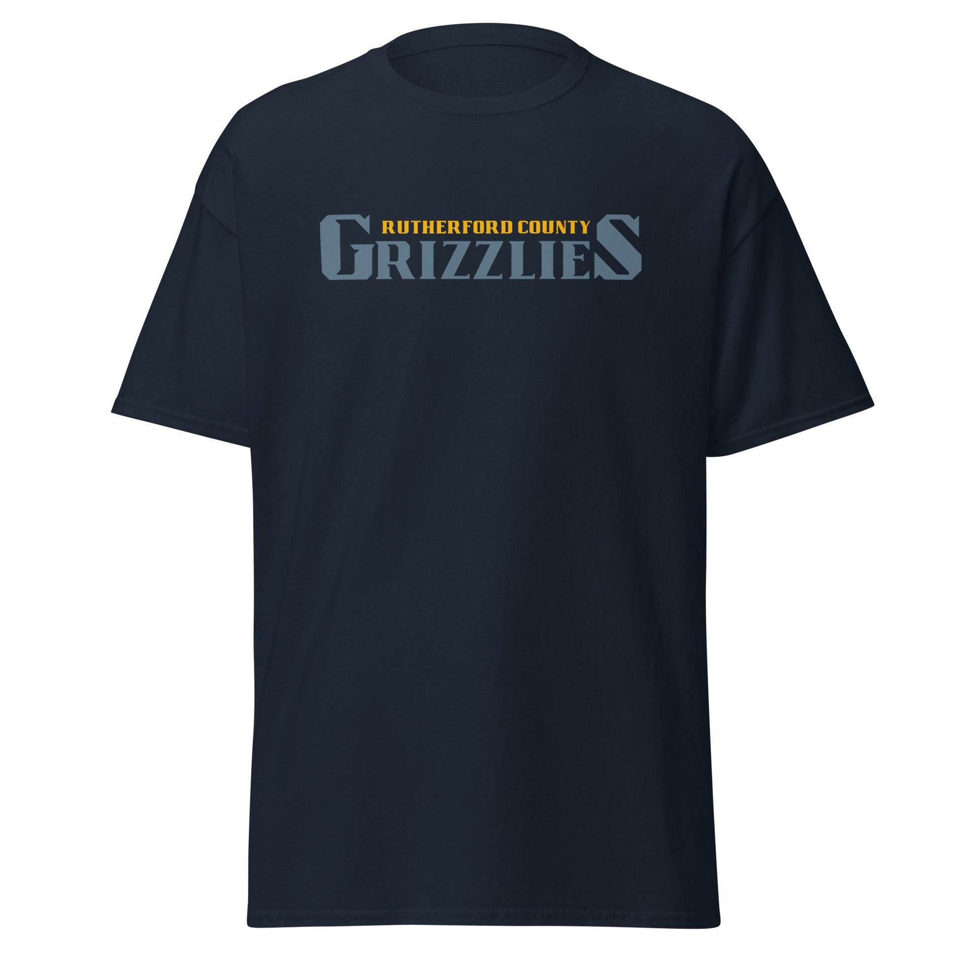 Classic | T-Shirt | Rutherford County Grizzlies Football | Alt Script Logo