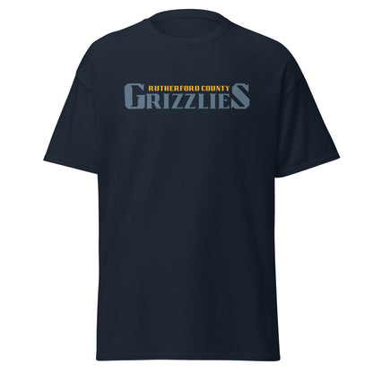 Classic | T-Shirt | Rutherford County Grizzlies Football | Alt Script Logo