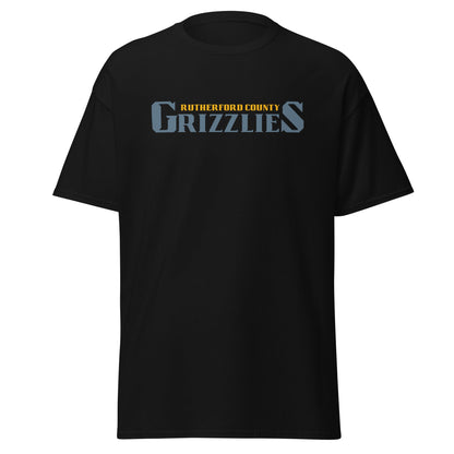 Classic | T-Shirt | Rutherford County Grizzlies Football | Alt Script Logo