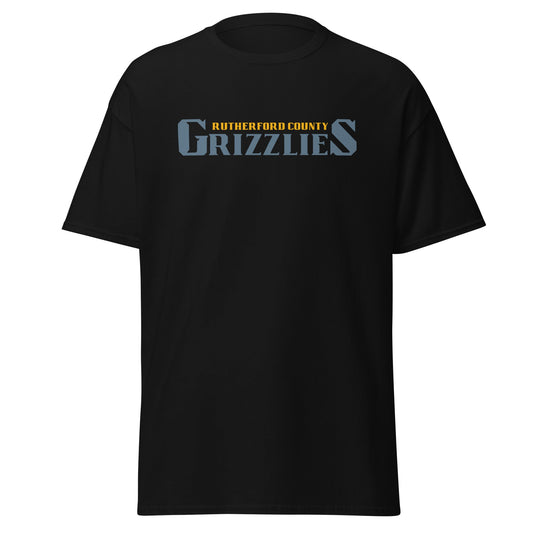 Classic | T-Shirt | Rutherford County Grizzlies Football | Alt Script Logo