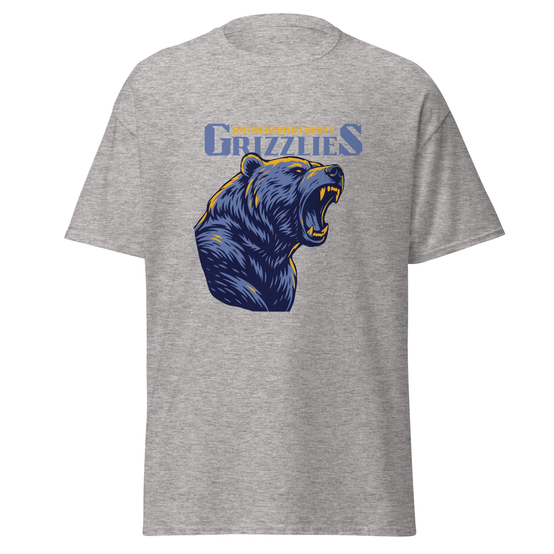 Classic | T-Shirt | Rutherford County Grizzlies Football | Big Grizzlies Logo