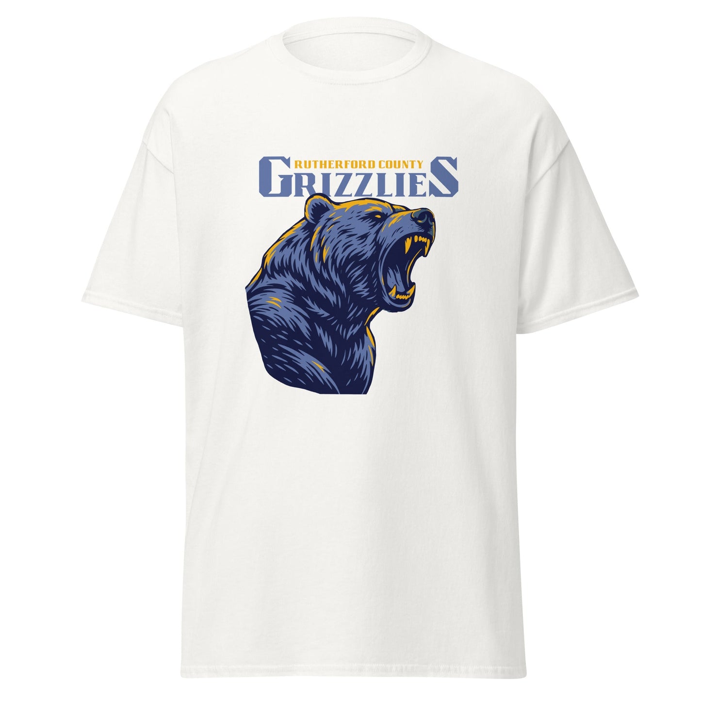 Classic | T-Shirt | Rutherford County Grizzlies Football | Big Grizzlies Logo