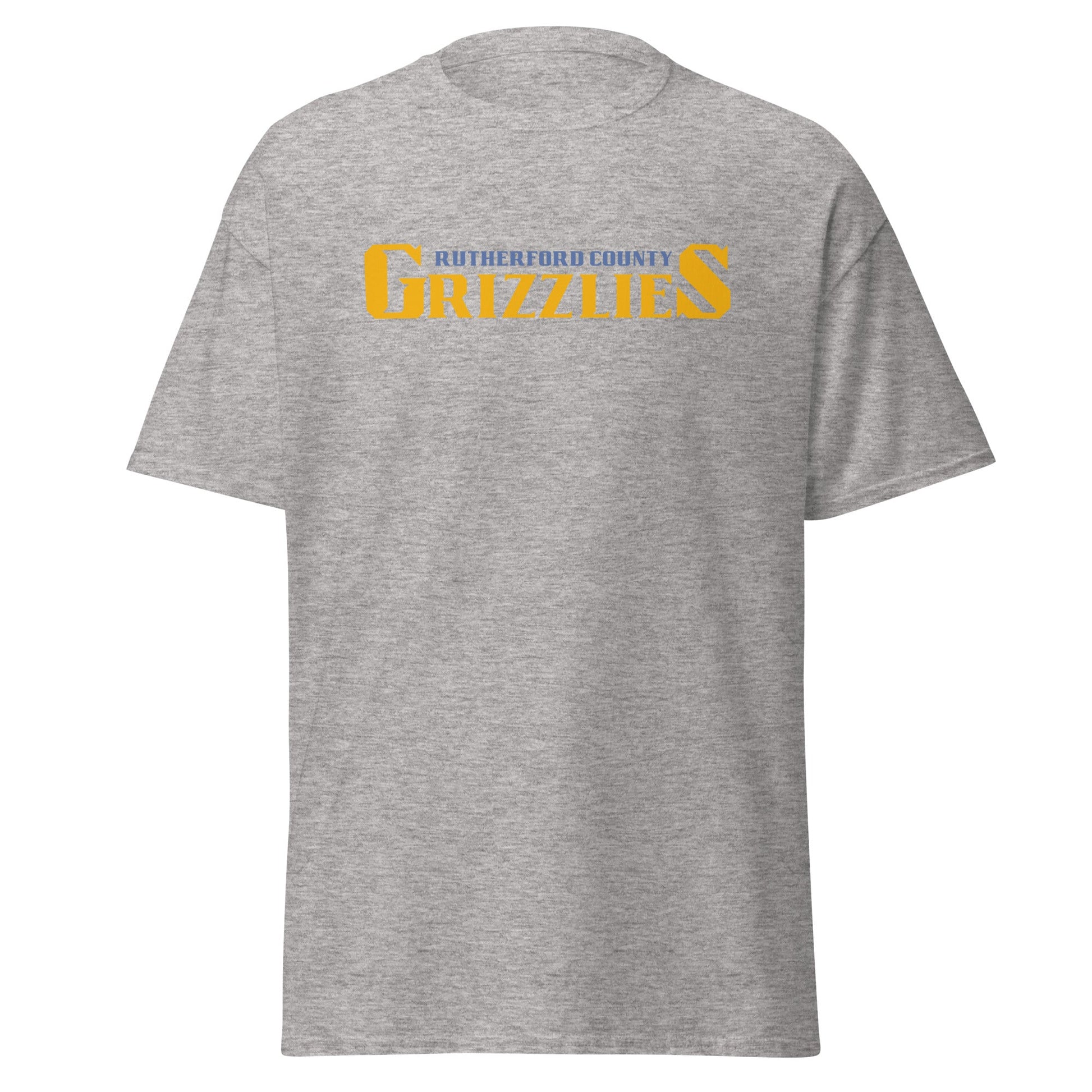 Classic | T-Shirt | Rutherford County Grizzlies Football | Script Logo