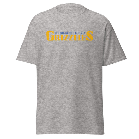 Classic | T-Shirt | Rutherford County Grizzlies Football | Script Logo