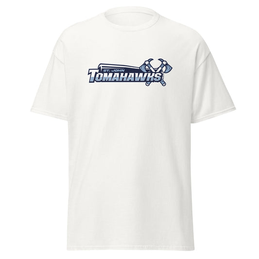 Classic | T-Shirt | Saint John Tomahawks | Script Logo