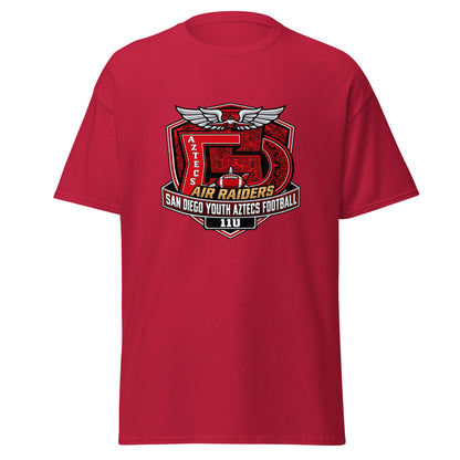 Classic | T-Shirt | San Diego Youth Aztecs Football 11u Air Raiders | Shield Logo