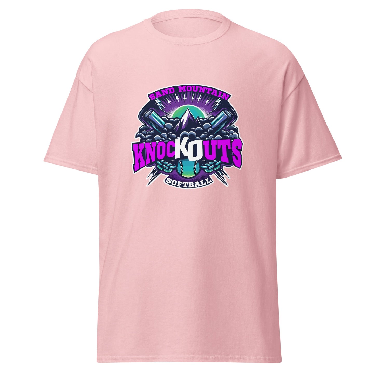 Classic | T-Shirt | Sand Mountain Knockouts | Ball & Bat Logo