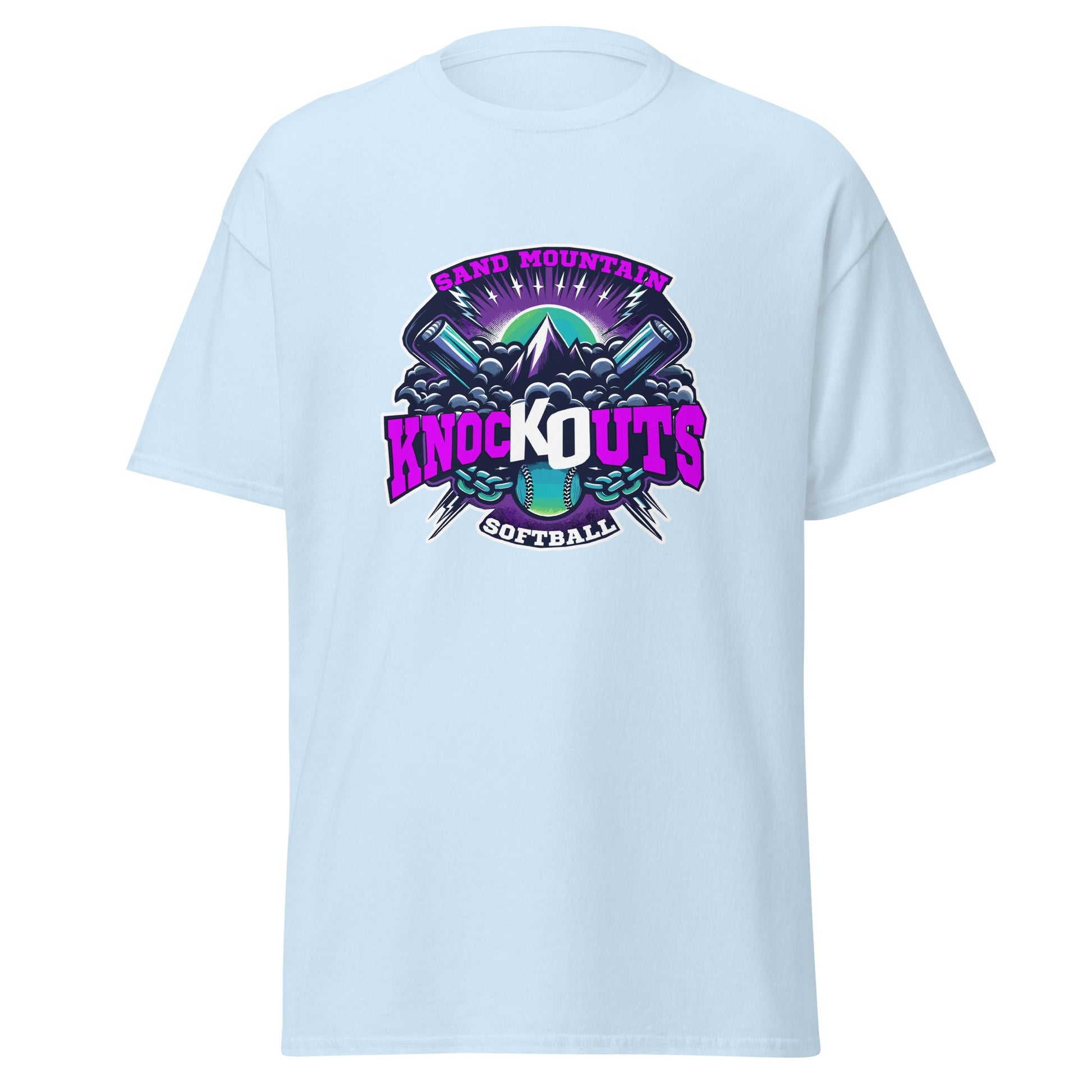 Classic | T-Shirt | Sand Mountain Knockouts | Ball & Bat Logo