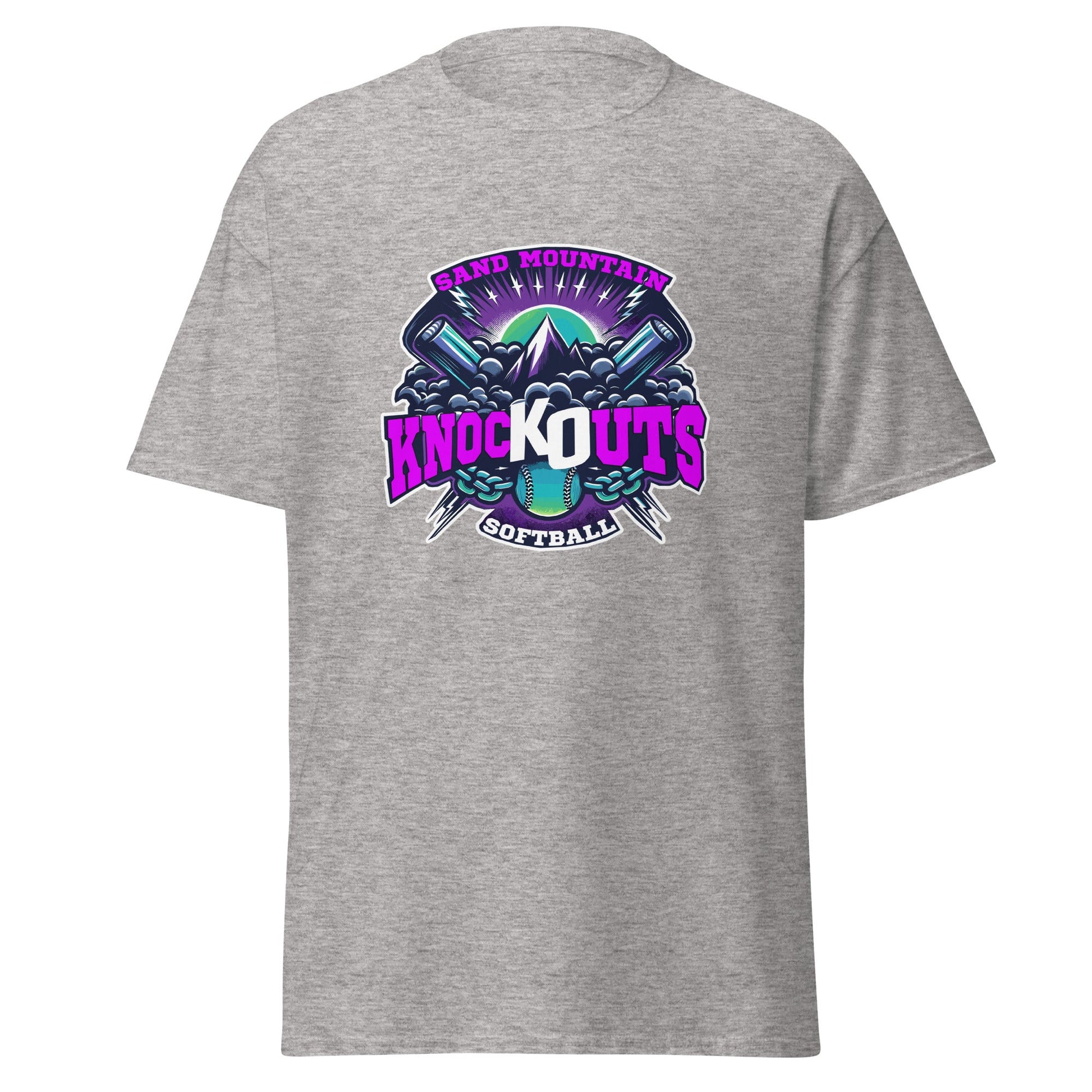 Classic | T-Shirt | Sand Mountain Knockouts | Ball & Bat Logo