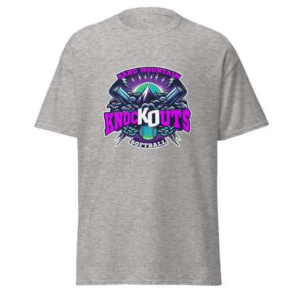 Classic | T-Shirt | Sand Mountain Knockouts | Ball & Bat Logo