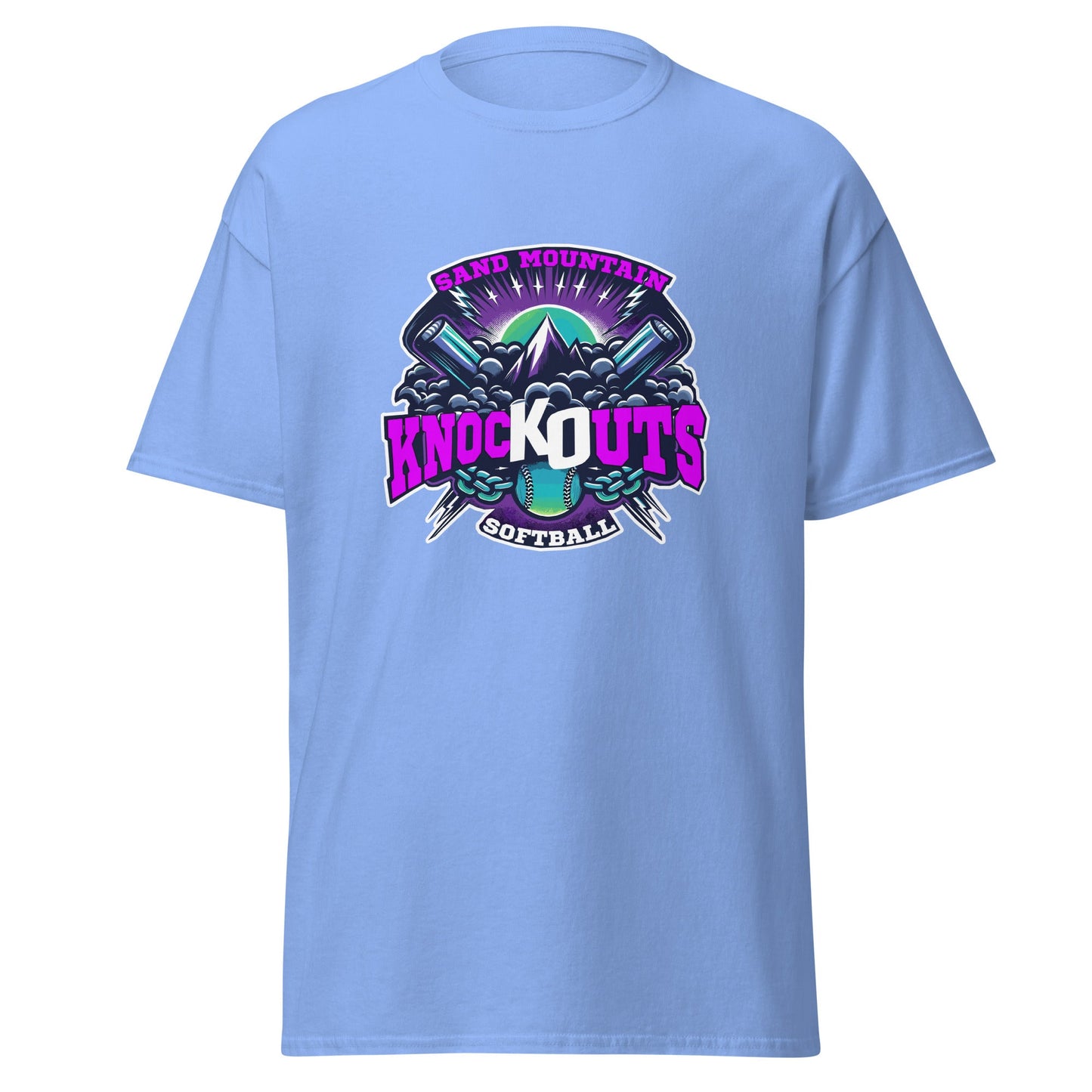 Classic | T-Shirt | Sand Mountain Knockouts | Ball & Bat Logo