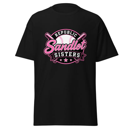 Classic | T-Shirt | Sandlot Sisters | Badge Logo