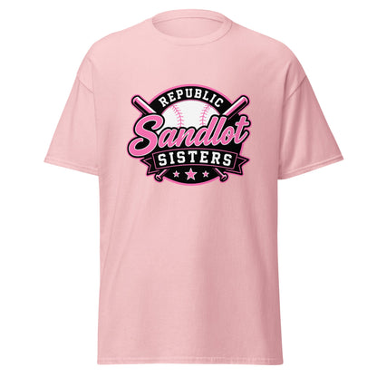 Classic | T-Shirt | Sandlot Sisters | Badge Logo