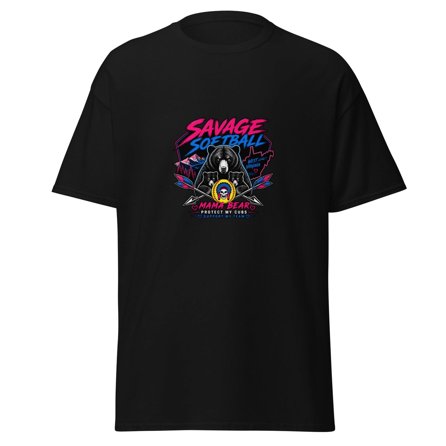 Classic | T-Shirt | Savage Softball | Mascot Logo