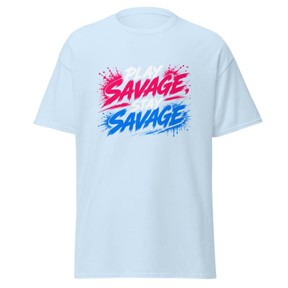 Classic | T-Shirt | Savage Softball | Play Stay Logo