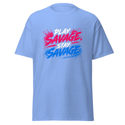 Classic | T-Shirt | Savage Softball | Play Stay Logo
