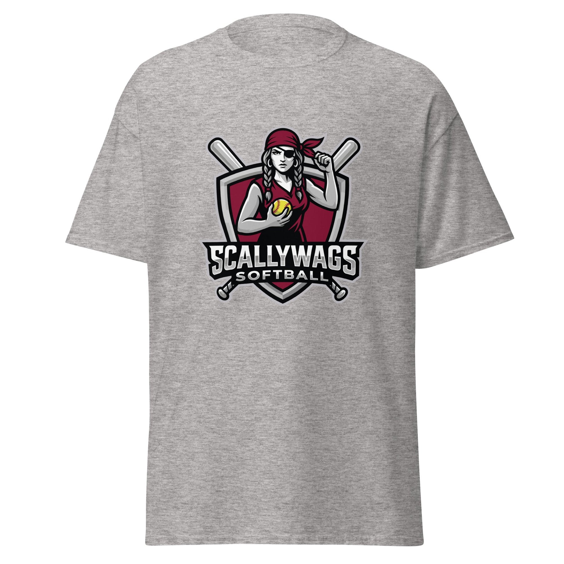 Classic | T-Shirt | Scallywags Softball | Crest Logo