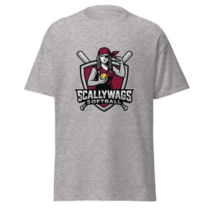 Classic | T-Shirt | Scallywags Softball | Crest Logo