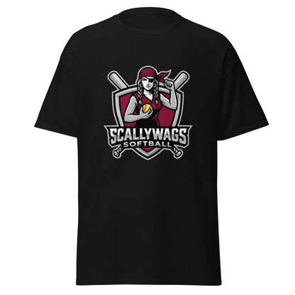 Classic | T-Shirt | Scallywags Softball | Crest Logo