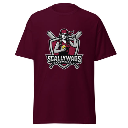 Classic | T-Shirt | Scallywags Softball | Crest Logo