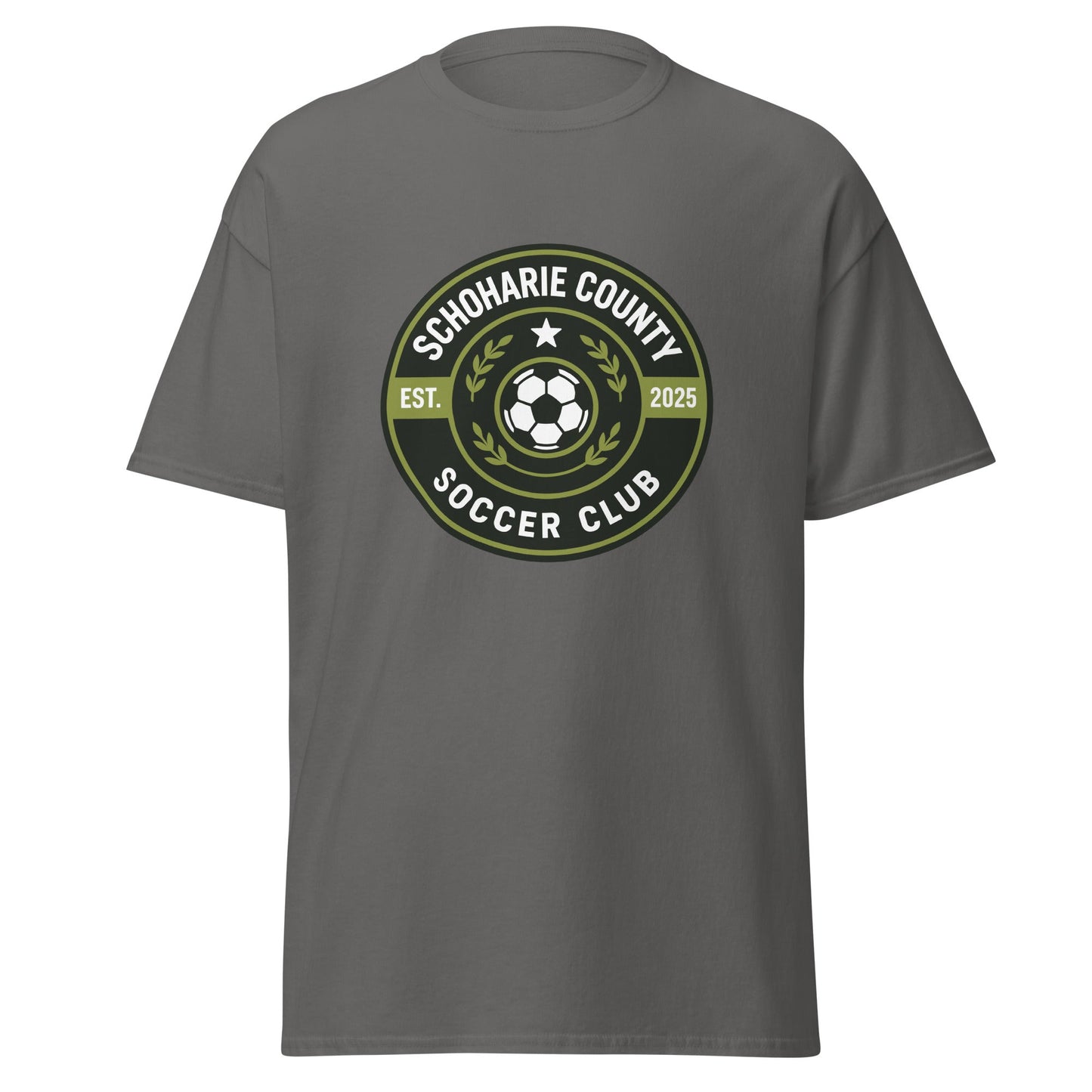 Classic | T-Shirt | Schoharie County Soccer Club | Badge Logo
