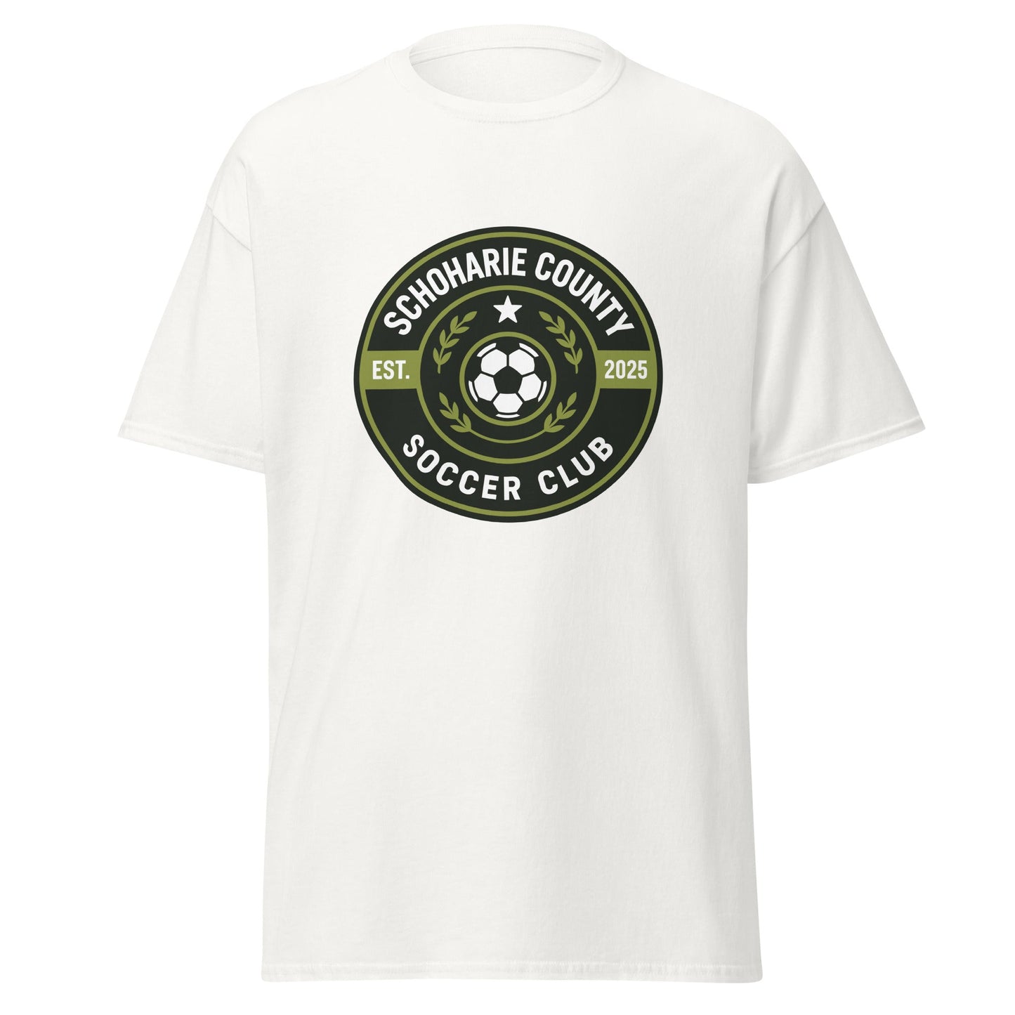 Classic | T-Shirt | Schoharie County Soccer Club | Badge Logo