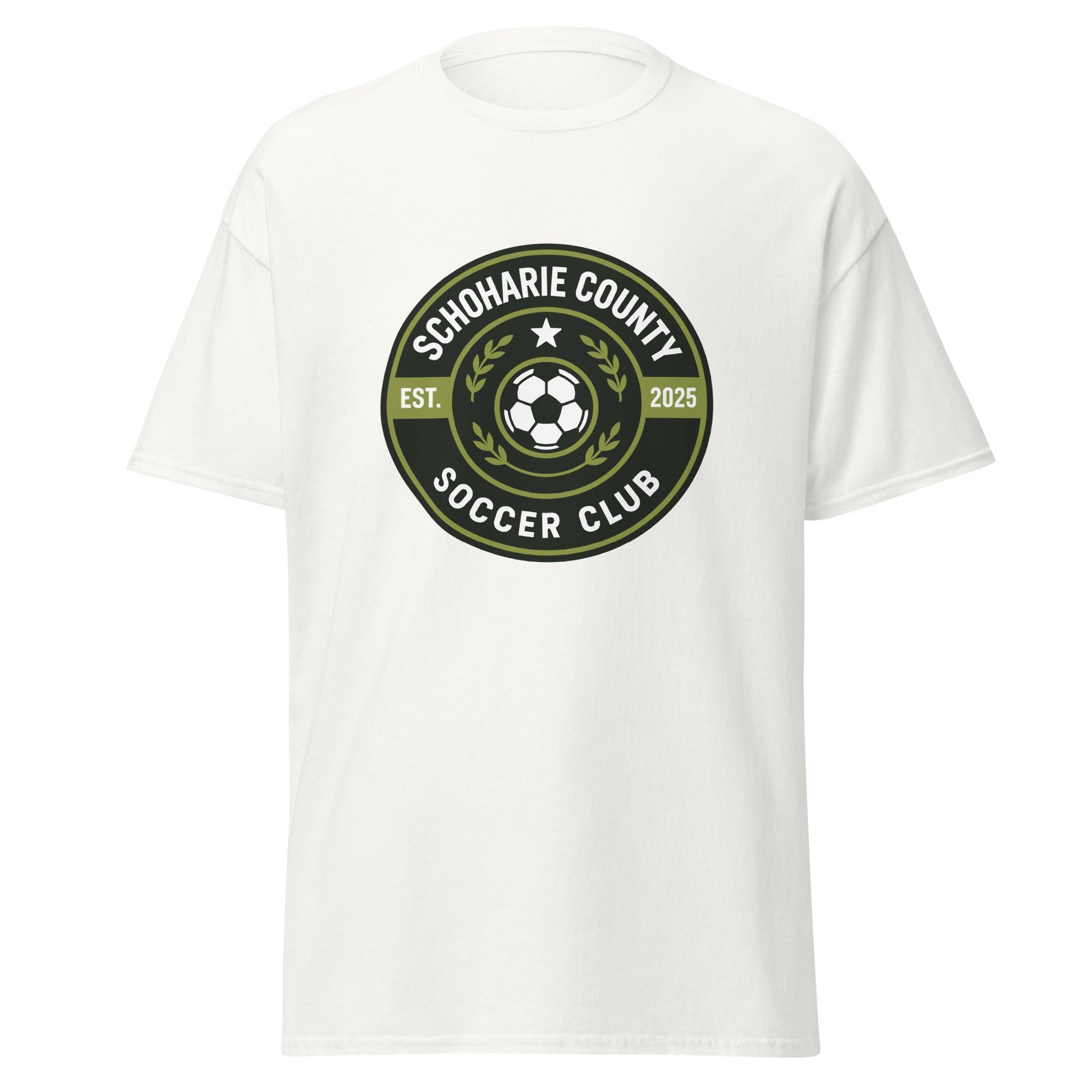 Classic | T-Shirt | Schoharie County Soccer Club | Badge Logo