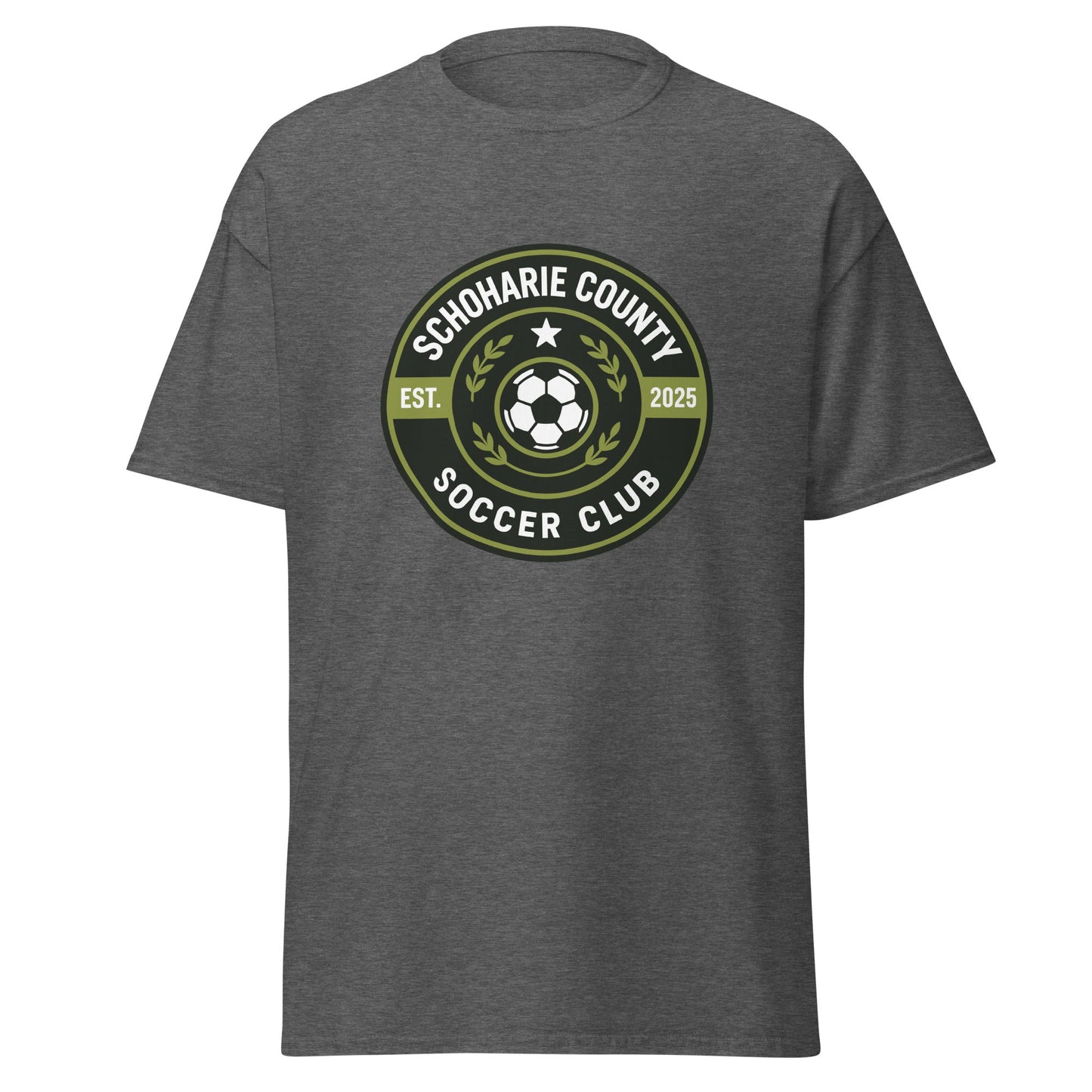 Classic | T-Shirt | Schoharie County Soccer Club | Badge Logo