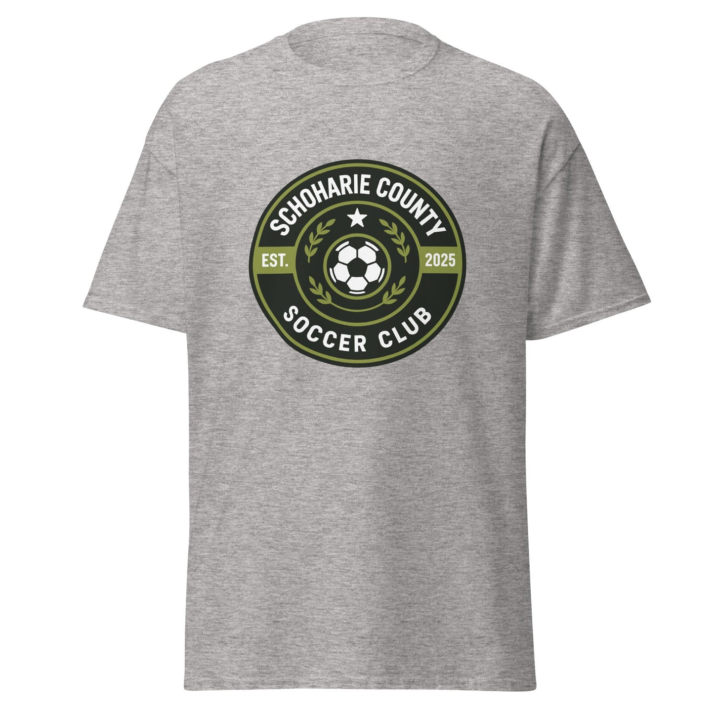 Classic | T-Shirt | Schoharie County Soccer Club | Badge Logo