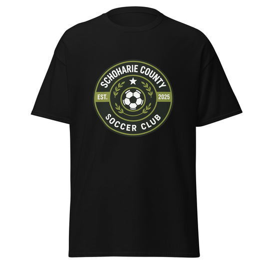 Classic | T-Shirt | Schoharie County Soccer Club | Badge Logo