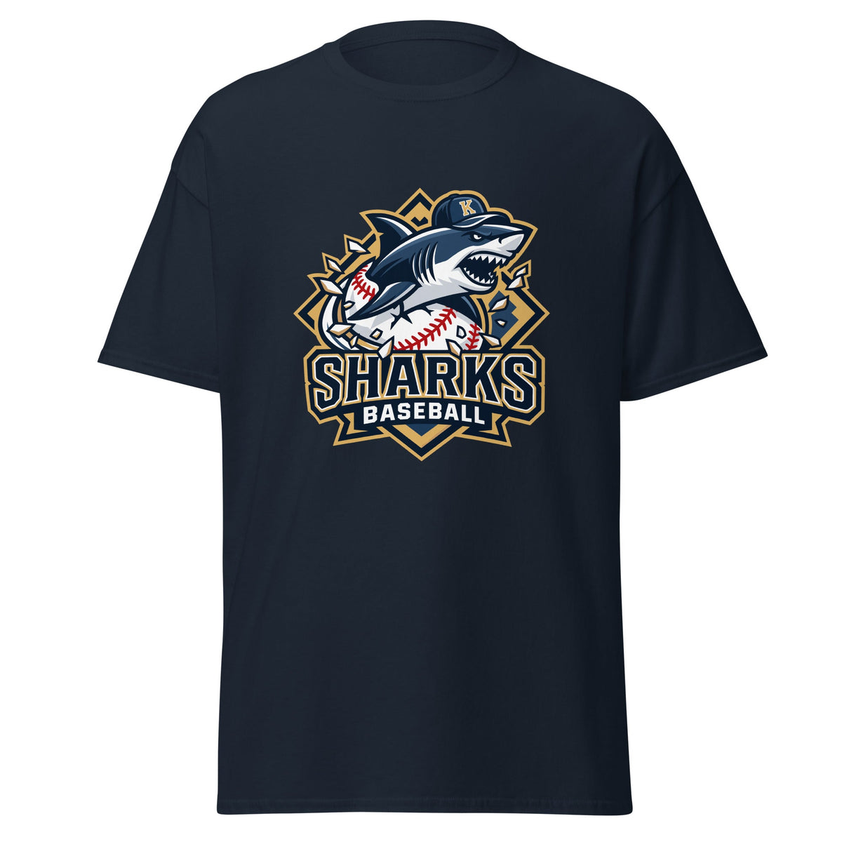 Classic | T-Shirt | Sharks Diamond Sports | Valor Logo