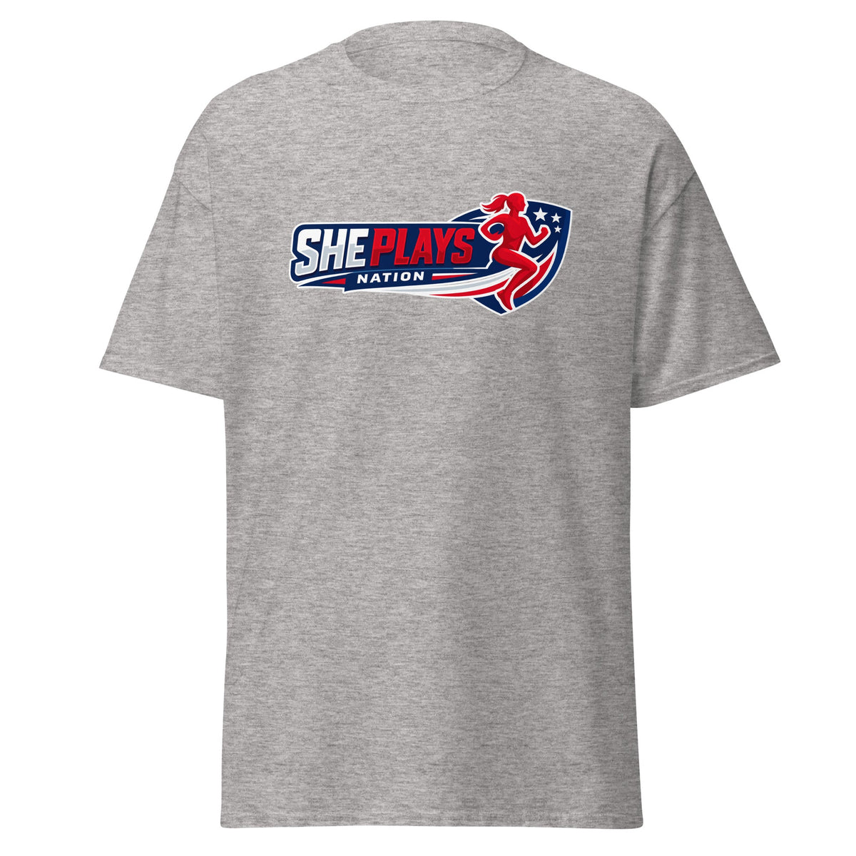 Classic | T-Shirt | She Plays Nation | Crest Logo