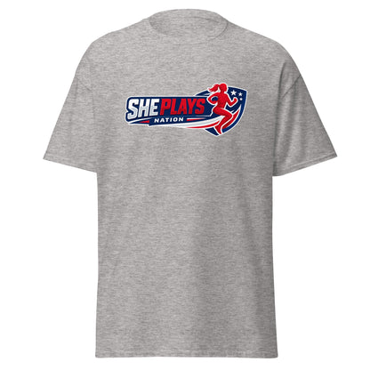 Classic | T-Shirt | She Plays Nation | Crest Logo
