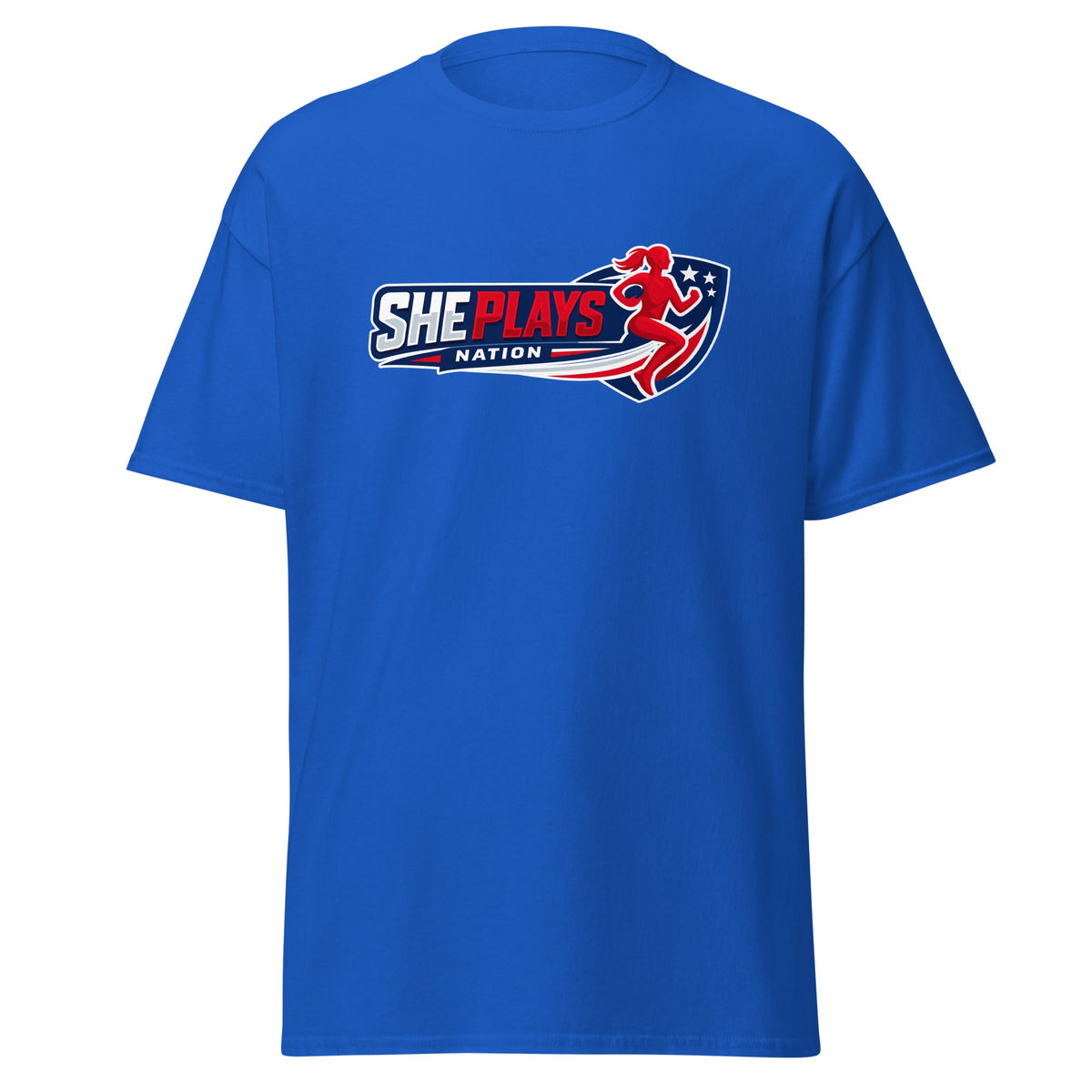 Classic | T-Shirt | She Plays Nation | Crest Logo