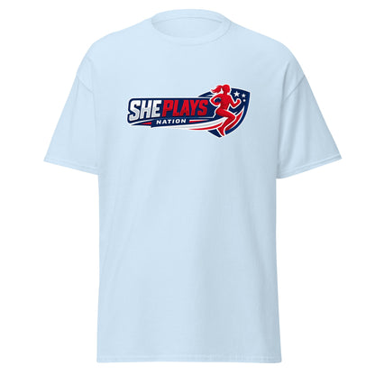 Classic | T-Shirt | She Plays Nation | Crest Logo