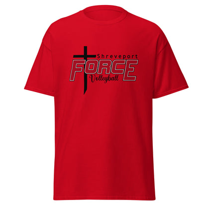 Classic | T-Shirt | Shreveport Force Volleyball | Crest Logo