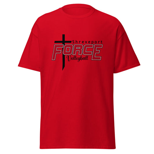 Classic | T-Shirt | Shreveport Force Volleyball | Crest Logo