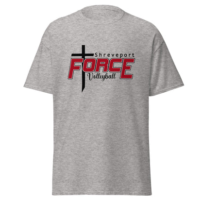 Classic | T-Shirt | Shreveport Force Volleyball | Crest Logo