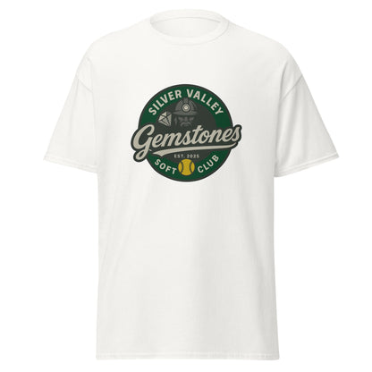 Classic | T-Shirt | Silver Valley Gemstones | Badge Logo