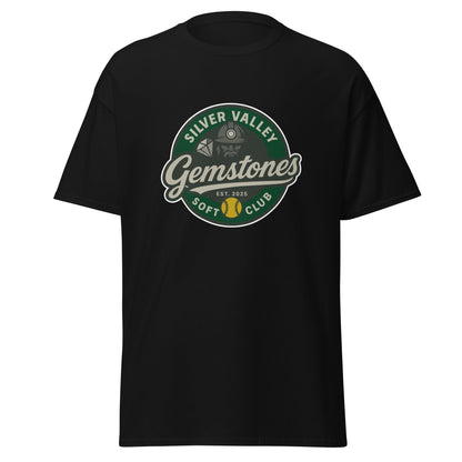 Classic | T-Shirt | Silver Valley Gemstones | Badge Logo