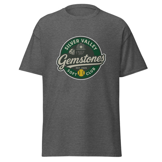 Classic | T-Shirt | Silver Valley Gemstones | Badge Logo