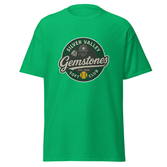 Classic | T-Shirt | Silver Valley Gemstones | Badge Logo