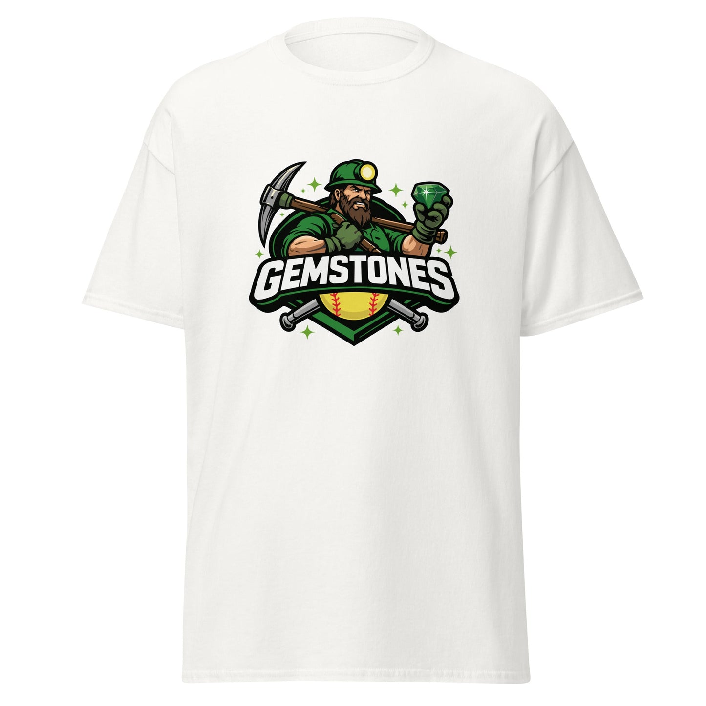 Classic | T-Shirt | Silver Valley Gemstones | Emerald Valley Logo