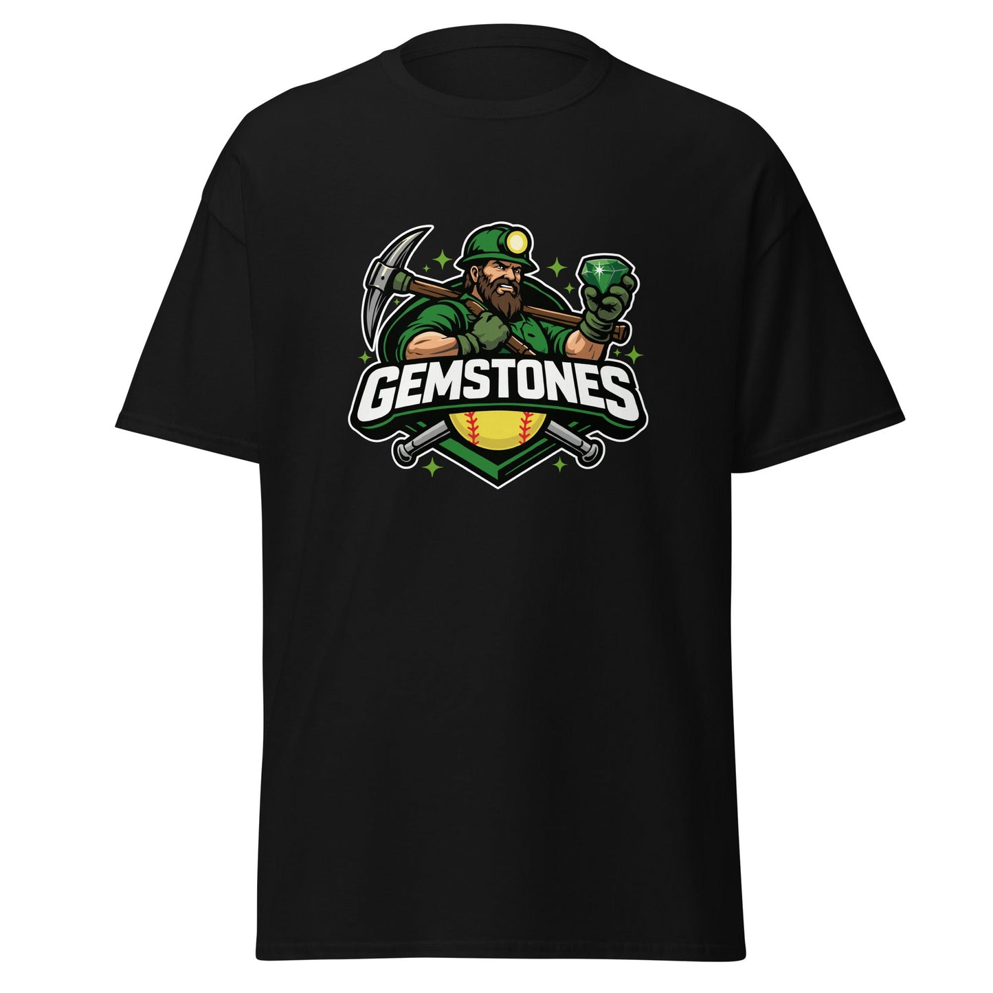 Classic | T-Shirt | Silver Valley Gemstones | Emerald Valley Logo