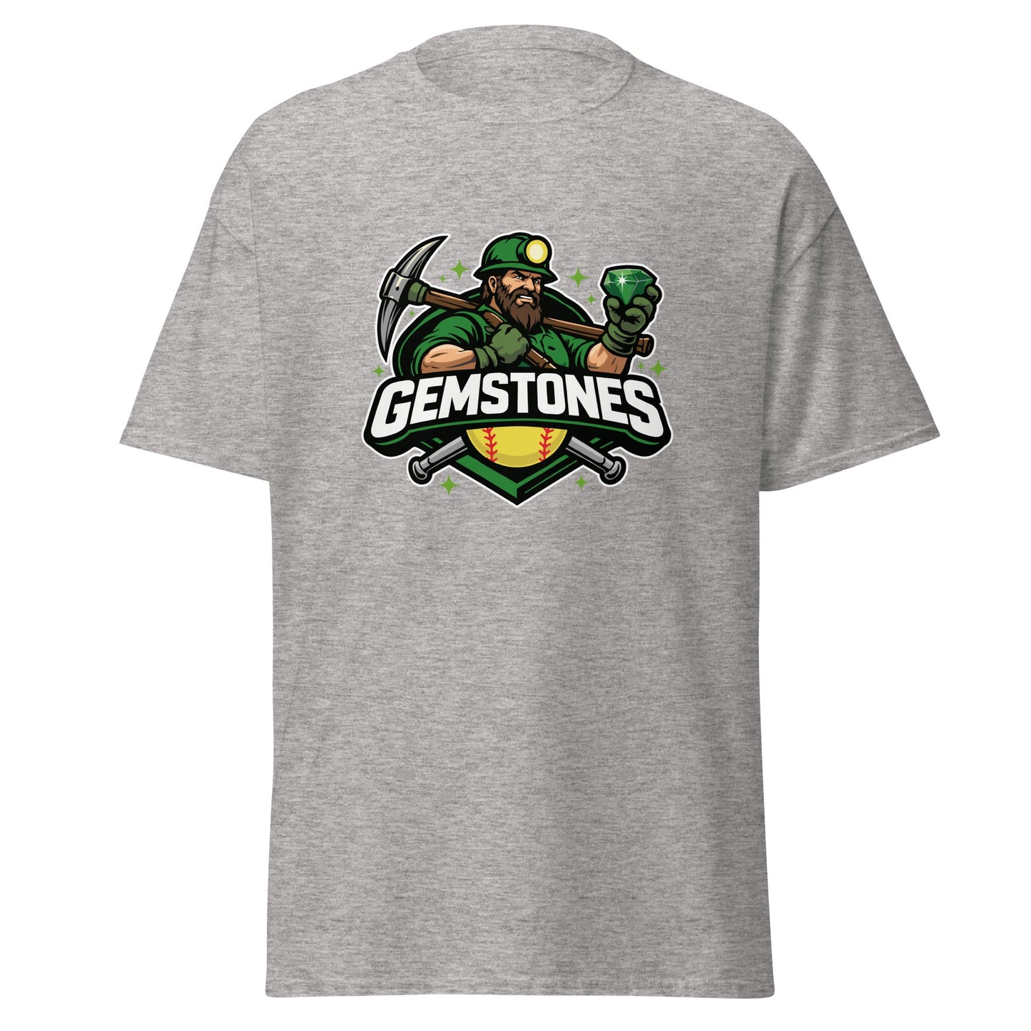 Classic | T-Shirt | Silver Valley Gemstones | Emerald Valley Logo