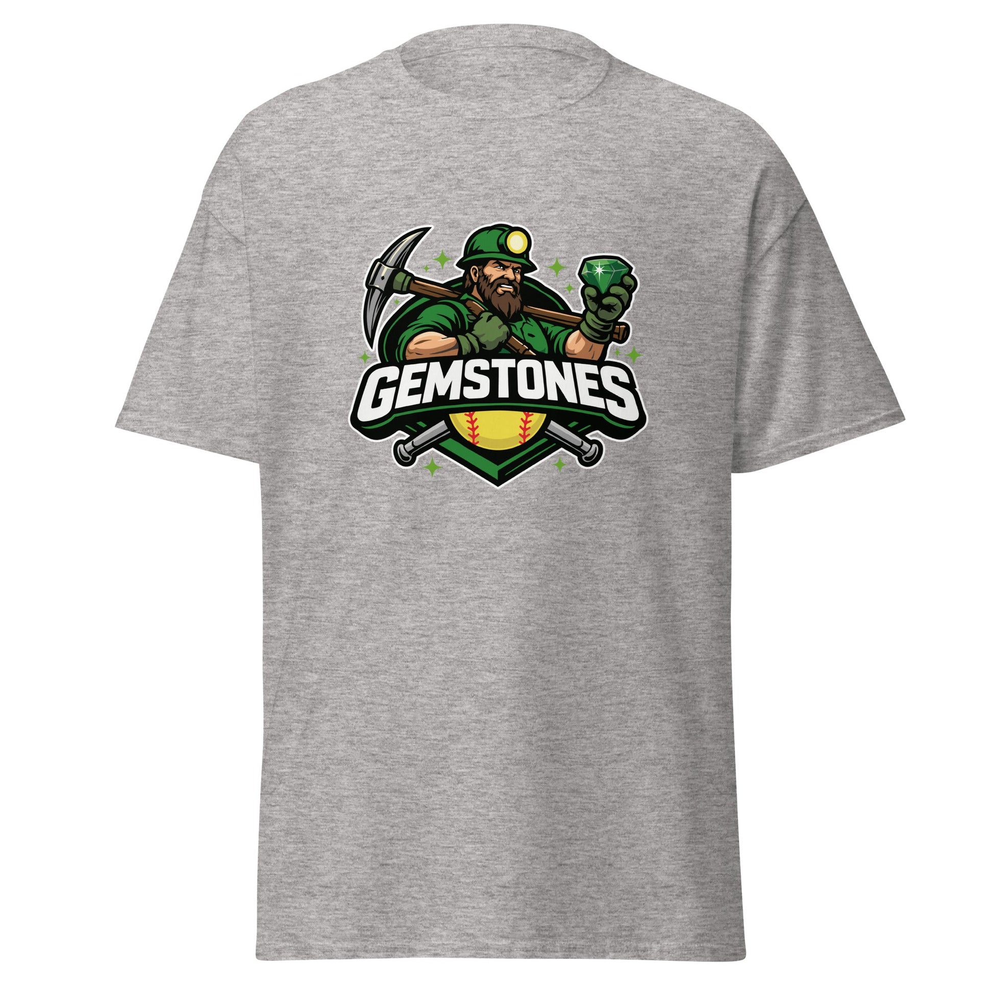 Classic | T-Shirt | Silver Valley Gemstones | Emerald Valley Logo