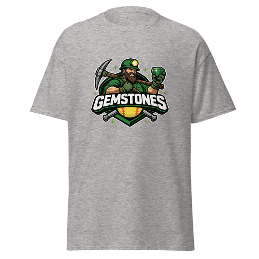 Classic | T-Shirt | Silver Valley Gemstones | Emerald Valley Logo