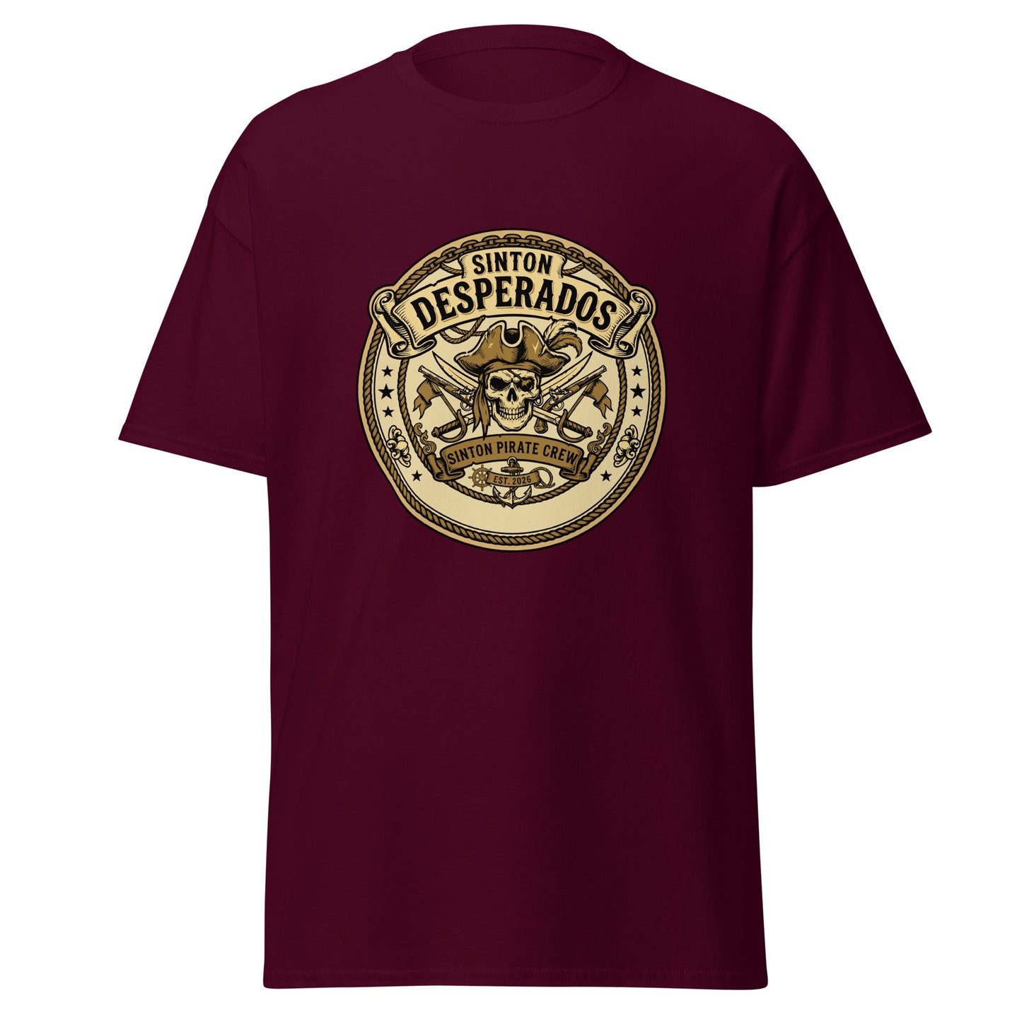 Classic | T-Shirt | Sinton Desperados Baseball | Badge Logo